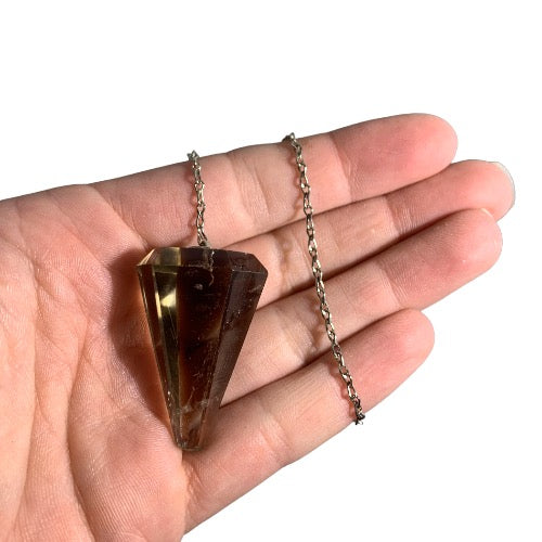 smoky quartz pendulum 1