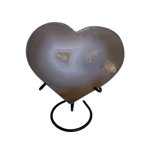 agate heart on stand 5