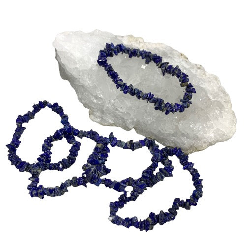 Lapis Lazuli Chip Bracelet (Pack of 5)